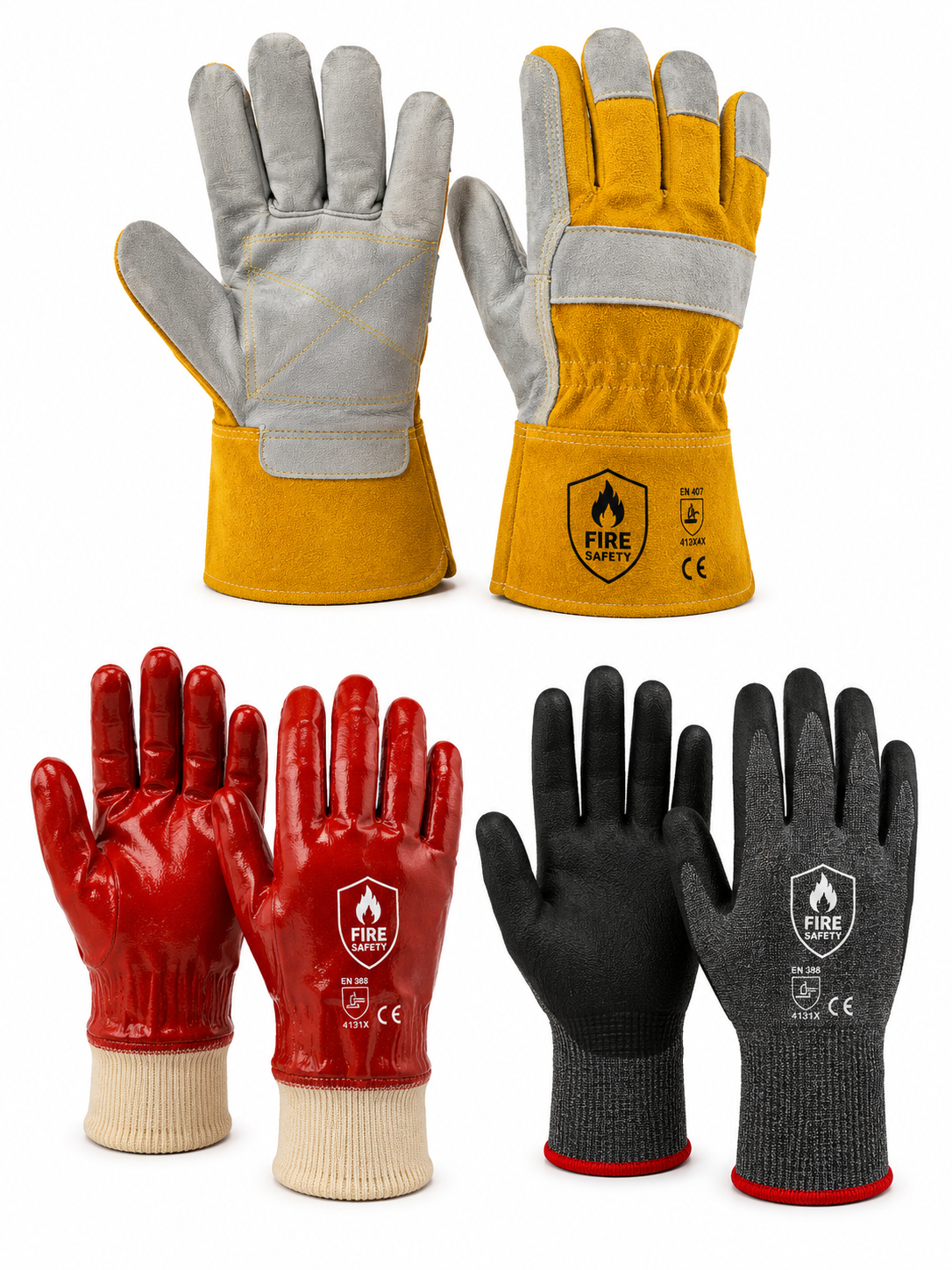 Industrial hand protection gloves