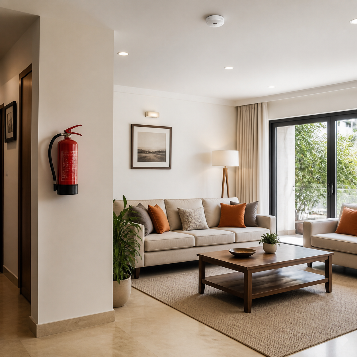 Fire safety for residential households